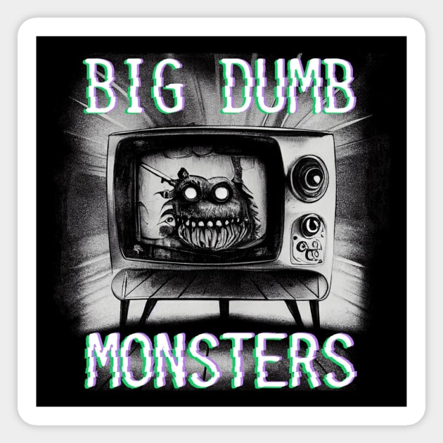 BDM TV Set Sticker by Big Dumb Monsters